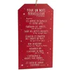 Image de AMADEUS Décoration à suspendre - Noël Merveilleux - En bois - 45 x 24 cm
