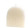 Image de Bougie Rainbow grand modèle blanche (lot de 6) - Amadeus - Blanc - Cire
