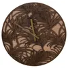Image de Horloge Palmier - Amadeus - Marron - Bois