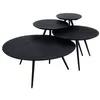 Image de Set de 4 tables basses Bengal - Amadeus - Noir - Bois