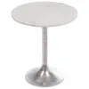 Image de Bout de canapé moyen modèle chrome - Amadeus - Blanc -