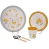 Image de Coffret déjeuner 5 pièces Mimosa - Amadeus Les Petits - Jaune - Mélaminé