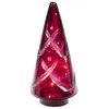 Image de Sapin de Noël Led fuchsia 30 cm - Amadeus - Rose - Verre