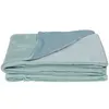 Image de Plaid Lou bleu glacier 130X170 cm - Amadeus - Bleu - Polyester