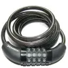 Image de Master lock antivol à combinaison avec câble auto-enroulant noir 1200 x 8 mm