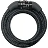 Image de Câble Antivol à Combinaison Fixe - 120m - Noir