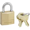 Image de Cadenas à Clés En Laiton Massif - Largeur 20 Mm - Anse 11mm