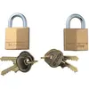 Image de Master Lock - 2 cadenas laiton s'entrouvrant 20 mm