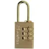 Image de Master Lock, Cadenas, Cadenas combinaison programmable d'une largeur de 20mm, en aluminium finition laiton