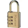 Image de Master lock cadenas en aluminium 3 chiffres laiton 30 mm