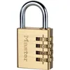 Image de Cadenas à Combinaison Finition Laiton - Master Lock