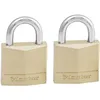 Image de Cadenas à Clés En Laiton Massif - Largeur 30 Mm