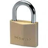 Image de Master Lock 2950EURD Cadenas à Clé Extra Fin en Laiton, Doré, 8,1 x 5 x 1,7 cm