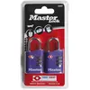 Image de Master Lock, Cadenas, Cadenas pour bagages certifi TSA combinaison programmable, corps en zinc d'une largeur de 30mm, asso