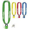 Image de Chaîne Antivol Avec Gaîne Nylon Et Cadenas à Clé-multicolor