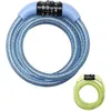 Image de Câble Antivol à Combinaison Fixe - 120m - Bleu
