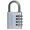 Image de Master lock cadenas en aluminium métal brossé 40 mm
