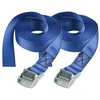Image de Sangles - Pack de 2 - Master Lock 4363EURDAT Boucle Zamak Bleu 2,50m x 25mm 100kg