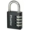 Image de Master lock cadenas en aluminium à combinaison program noir 40 mm