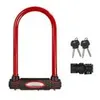 Image de Master lock antivol vélo u [a clé] [support de vélo universel] [antivol certifié] [rouge] 8195eurdprocolr