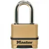 Image de MASTER LOCK Cadenas Haute Sécurité [Combinaison] [Zinc] [Anse L] [Extérieur] M175EURDLF - Idéal pour les espaces de rangement, les remises, les garages, les remorques