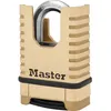 Image de Cadenas à Code Laiton Massif Anse Octogonal Excell M1177