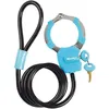 Image de Câble Antivol à Clé Avec Menotte 8275eur - Bleu