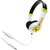Image de Geemarc KIWIBEAT-MIC pour enfants Casque supra-auriculaire filaire 5 couleurs, vert, orange, noir, blanc serre-tête léger, volume réglable, micro-casque