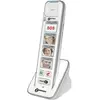 Image de Geemarc PhotoDECT 295 Combiné supplémentaire Touches Photo Blanc, Téléphone, Blanc