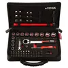 Image de Coffret Douilles Traverstantes Embouts 1/4 44pièces