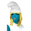 Image de Bonnet De Schtroumpf En Feutrine - Blanc - Blanc - Unique