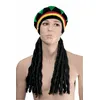 Image de Beret Rasta En Velours Avec Dreadlocks - Unique