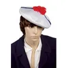 Image de Beret Marin En Tissu - Blanc - Unique