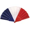 Image de Eventail France tricolore: bleu, blanc et rouge (x1) REF/18120 ptit clown
