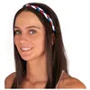 Image de Serre-tête tressé supporters France tricolore bleu, blanc et rouge (x1) REF/18300 ptit clown