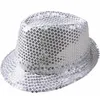 Image de Chapeau adulte Borsalino argent avec sequins (x1) REF/20191