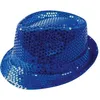 Image de Chapeau adulte Borsalino bleu avec sequins (x1) REF/20196