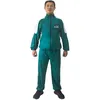Image de Costume adulte homme en survêtement joueur taille XS bleu (x1) REF/21207 ptit clown