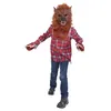 Image de déguisement loup-garou lycanthrope féroce enfant - 7/9 ans - rouge - ptitclown 22098