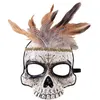 Image de demi-masque vaudou adulte - ptitclown 22188
