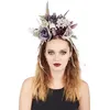 Image de serre-tête crâne fleuri adulte - ptitclown 22207