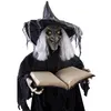 Image de sorcière géante sur pied son et lumière 190cm - ptitclown 22238