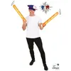 Image de Clap clap gonflable - Baguette - Supporteur - Equipe de France - 55cm - Lot de 2 pièces