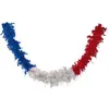 Image de Guirlande de plumes Boa Tricolore France: bleu, blanc et rouge 180cm (x1) REF/22401 ptit clown
