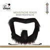 Image de Moustache de biker - Noir - Déguisement - Synthétique - Autocollante