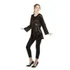 Image de Tunique avec sequins décoratifs en noir pour femme en S/M (x1) REF/22822