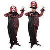Image de automate clown double tête animé son lumière 180cm - ptitclown 23033