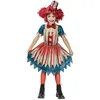 Image de déguisement robe clown vintage fille - 5/6 ans - rouge - ptitclown 23135
