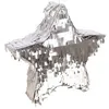 Image de piñata à casser étoile 36cm argent métal - générique 23194