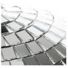Image de Boule à facettes - Décoration - Fête - A suspendre - 20cm diamètre - Argent